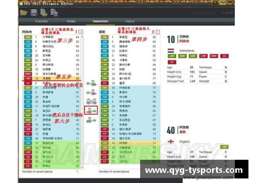 实况足球2013：完整球员名单及特色统计