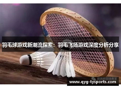 羽毛球游戏新潮流探索：羽毛飞扬游戏深度分析分享