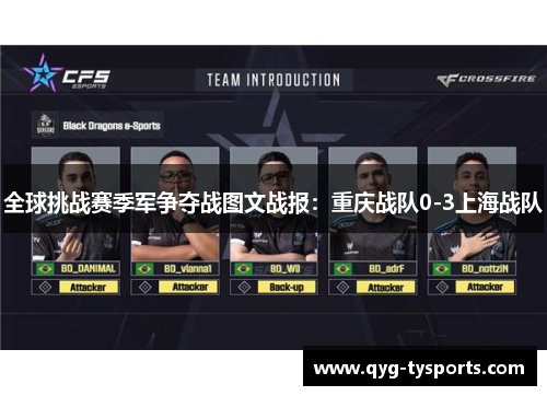 全球挑战赛季军争夺战图文战报：重庆战队0-3上海战队